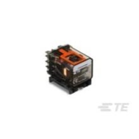 TE CONNECTIVITY Power/Signal Relay, Dpdt, Momentary, 2690Mw (Coil), Ac Input, Ac Output, Panel Mount 3-1393147-9